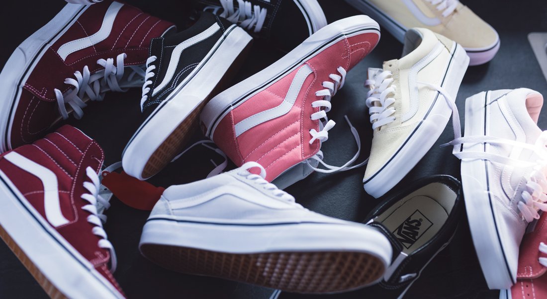 Dámska kolekcia vans tenisiek na jar 2019