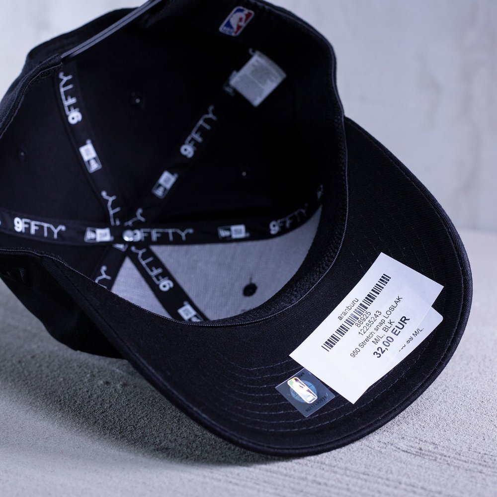 New Era STRETCH SNAP 9FIFTY SNAPBACK LA LAKERS - Pet - schwarz/zwart