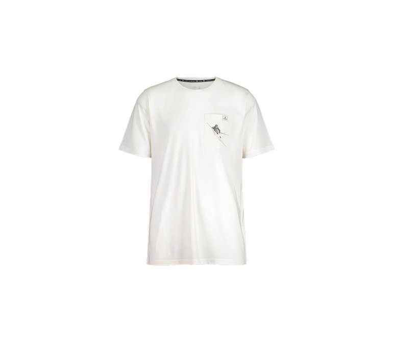 Maloja Feldsperling Vintage White T-shirt M