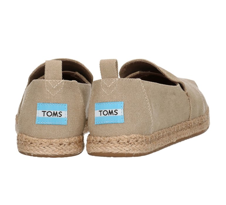 Toms Alpargatas Desert Washed Canvas Deconstructed