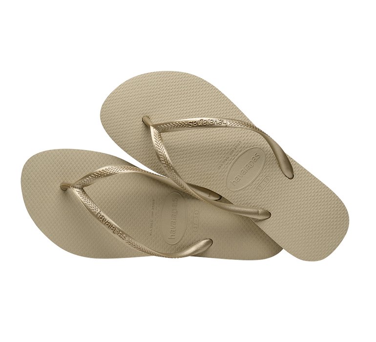 Havaianas Slim Sand Grey/Light Golden