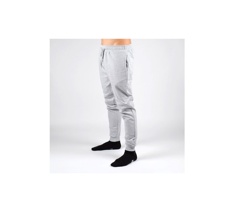 Dedicated Jogger Pants Lund Plain Grey Melange Grey Melange