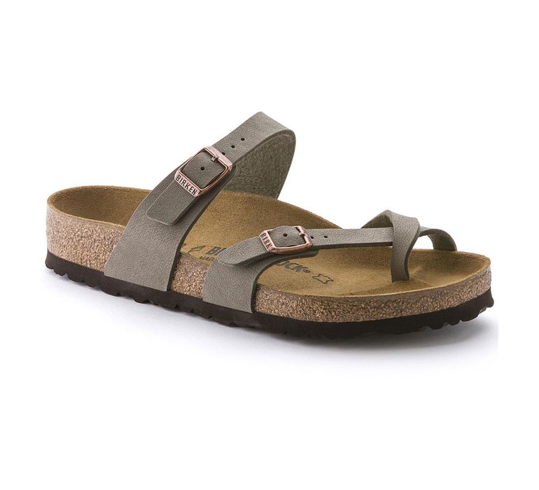 Birkenstock Mayari BF-Nubuck Stone Regular Fit