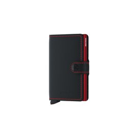 Secrid Miniwallet Matte Black & Red