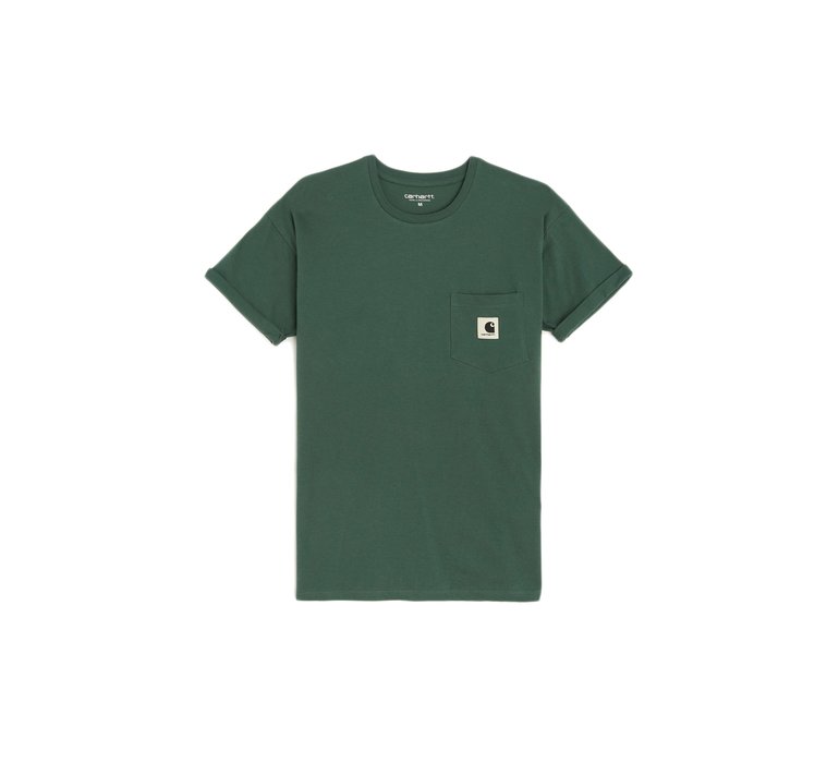 Carhartt WIP W S/S Pocket T-Shirt Eucalyptus