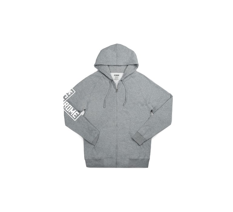 Chrome Industries Flying ion Zip Hoodie Grey