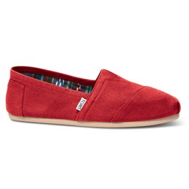 Toms Alpargatas W Red Canvas