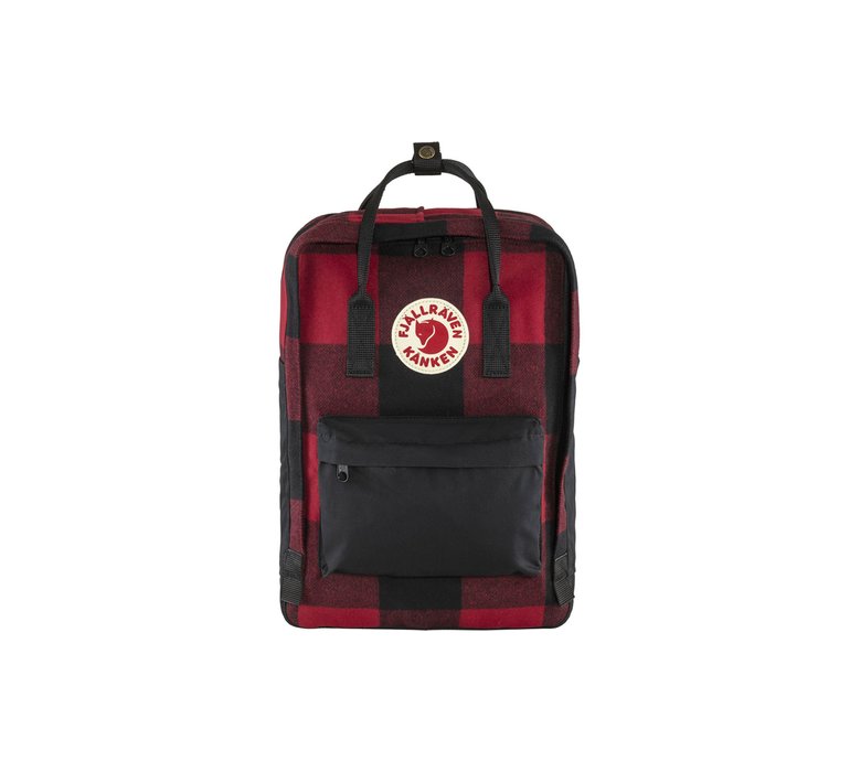 Fjällräven Kånken Re-Wool Laptop 15" Red Black