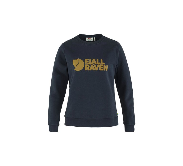 Fjällräven Logo Sweater W Dark Navy