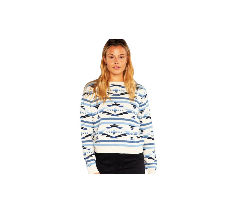 Dedicated Sweater Arendal Ikat Navy