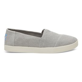 Toms Drizzle Grey Heavy Canvas 