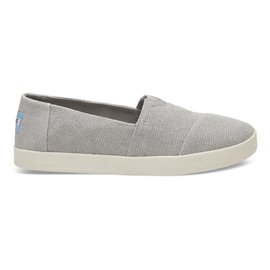 Toms Drizzle Grey Heavy Canvas 