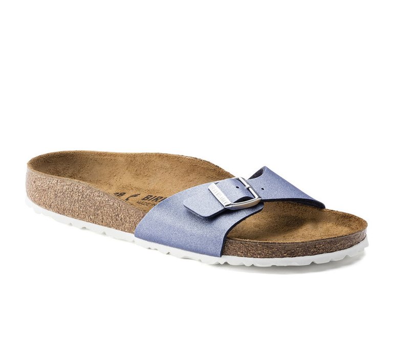 Birkenstock Madrid BS Icy Metallic Azure Blue Narrow Fit