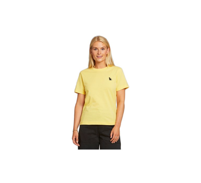 Dedicated T-shirt Mysen Cat Yellow