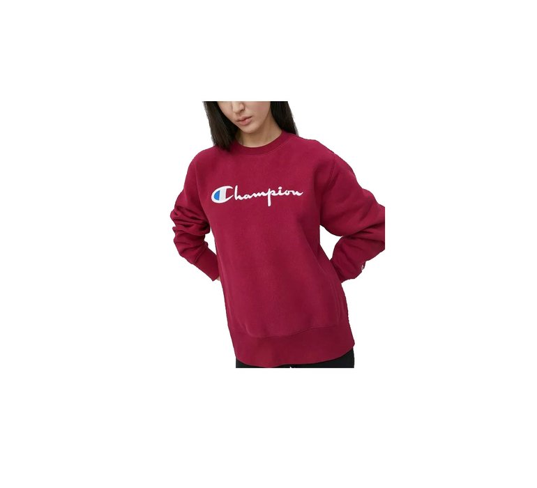 Champion Crewneck Sweatshirt DarkPink