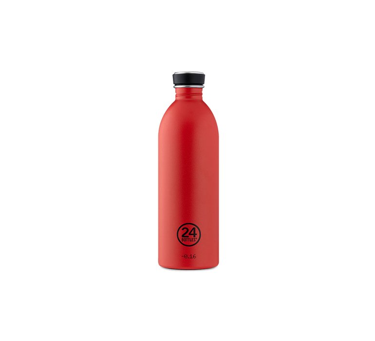 24 Bottles Urban Bottle Hot Red 1L