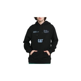 Caterpillar Painted Hoodie Black