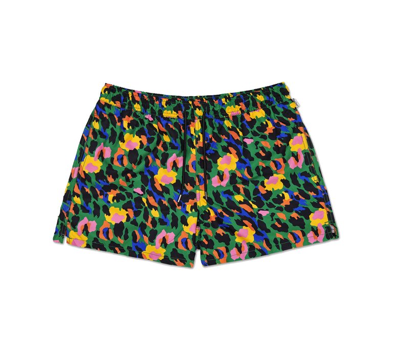 Happy Socks Leopard Swim Shorts