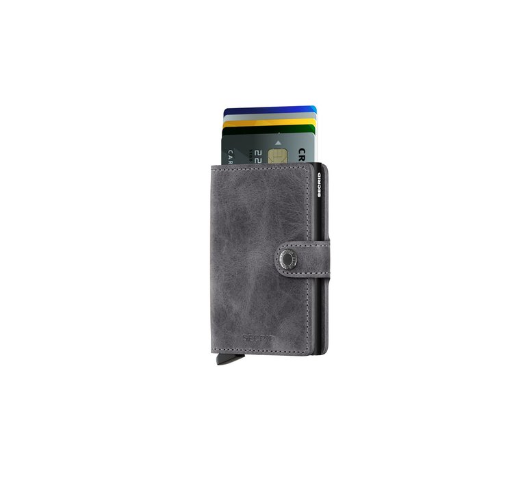 Secrid Miniwallet Vintage Grey Black