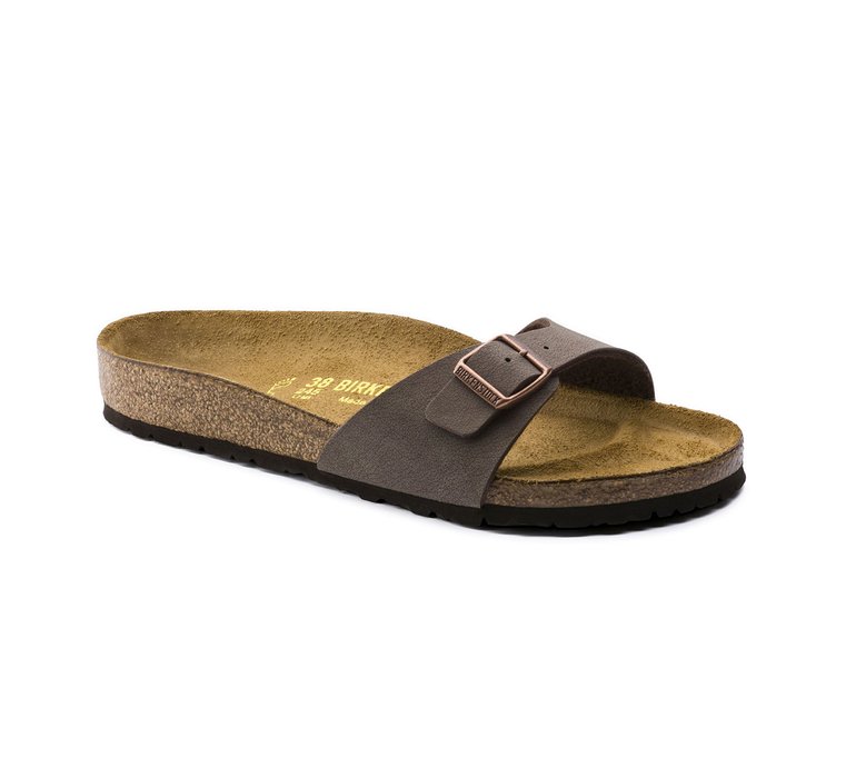 Birkenstock Madrid BF-Nubuck Mocha Regular Fit