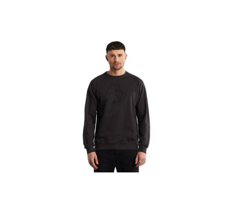 Dedicated Sweatshirt Malmoe Globe Charcoal