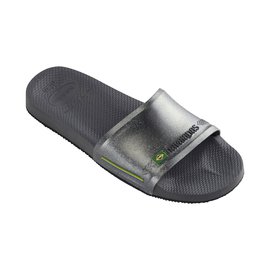 Havaianas Slide Brasil New Graphite