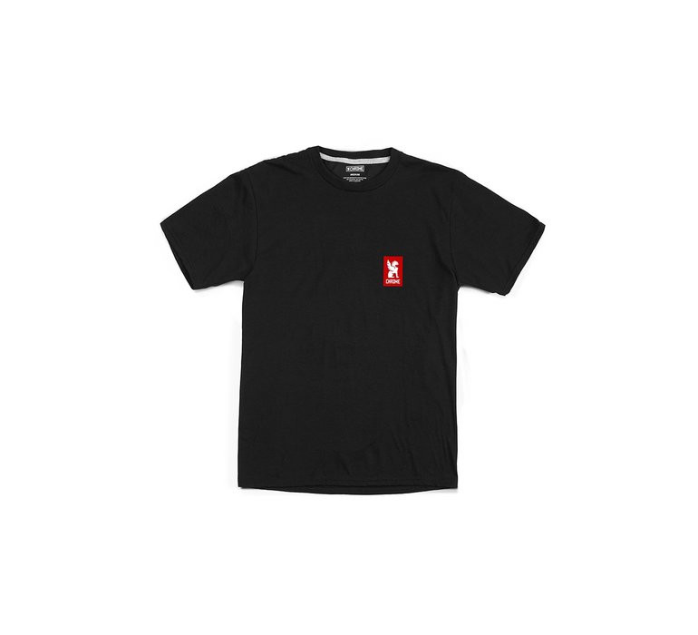 Chrome Industries Vertical Red Logo Tee