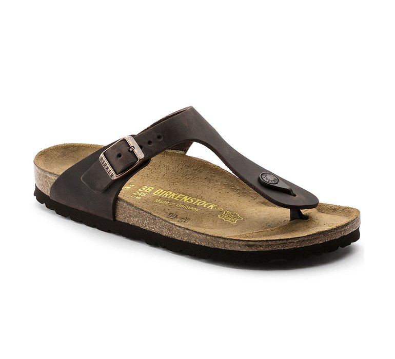 Birkenstock Gizeh NU Oiled Habana Regular Fit