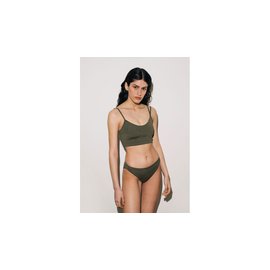 Norba Split Swim Top Green