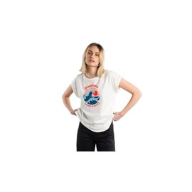 Dedicated T-shirt Visby Happiness Off-White