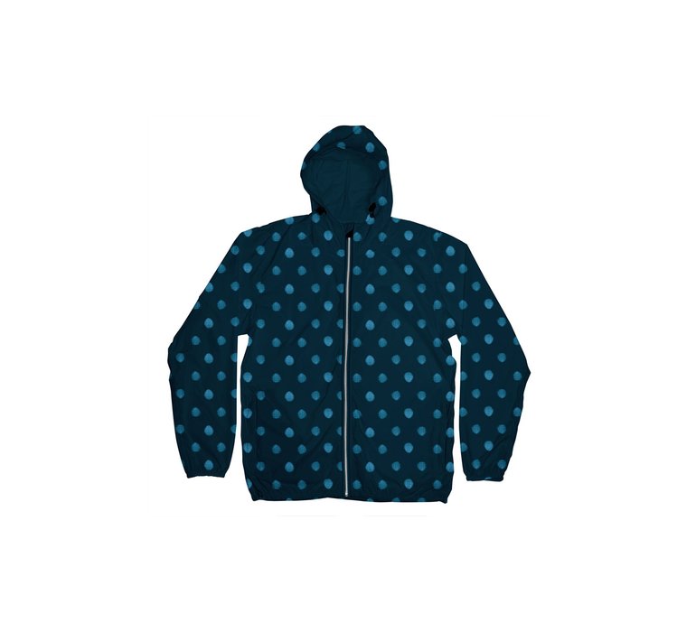 Dedicated Windbreaker Dots Navy