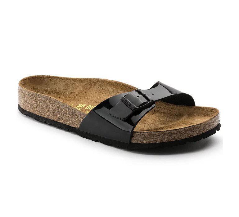 Birkenstock Madrid Birko-Flor Patent Narrow Fit