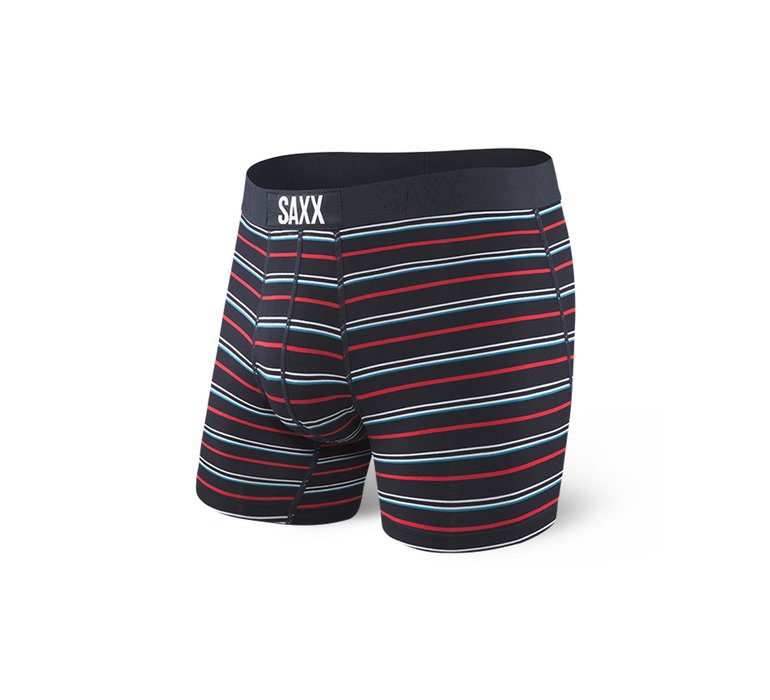 Saxx Vibe Boxer Brief Dk Ink Coast Stripe