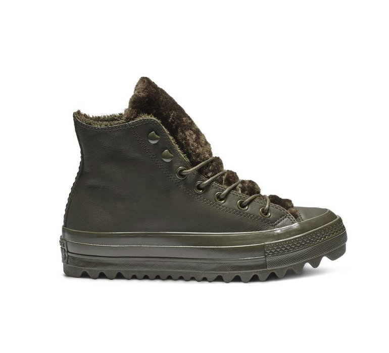 Converse Chuck Taylor All Star Lift Ripple Hi Leather