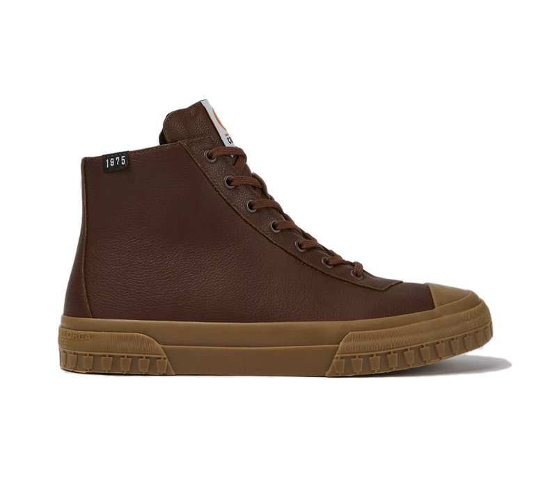 Camper Camaleon Leather Brown Boots