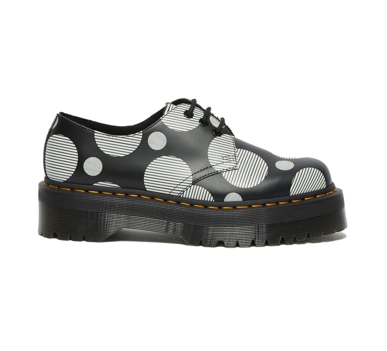 Dr. Martens 1461 Polka Dot Smooth Leather Platform Shoes