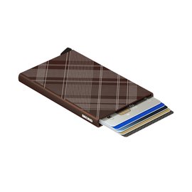 Secrid Cardprotector Laser tartan Brown