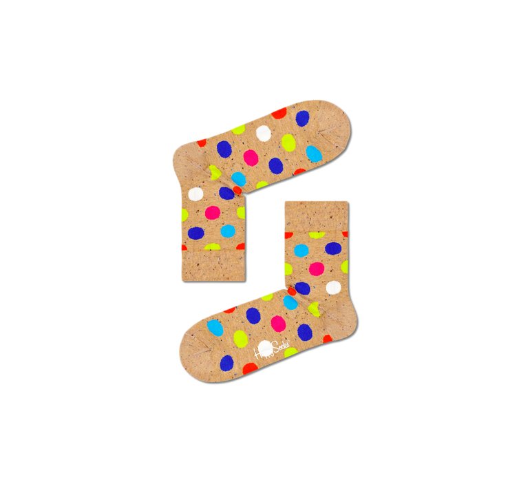 Happy Socks Big Dot Half Crew Sock