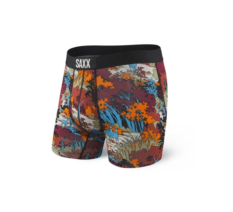 Saxx Vibe Boxer Brief Red Deep Woods
