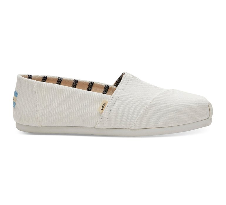 Toms White Canvas Women's Classics