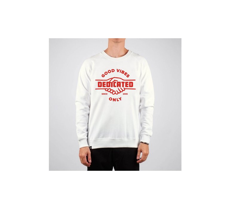 Dedicated Sweatshirt Malmoe Good Hands Off-White