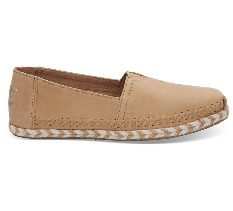 Toms Honey Leather Rope Alpargata