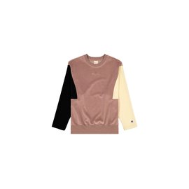 Champion Velour Colour Block Sweatshirt