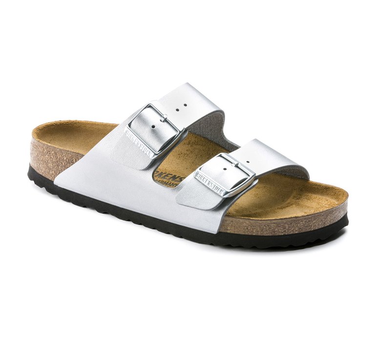 Birkenstock Arizona BF Silver Regular Fit