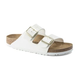 Birkenstock Arizona BF Patent White Narrow Fit