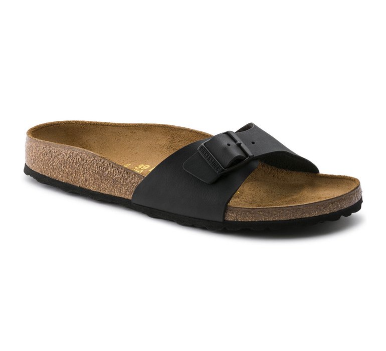 Birkenstock Madrid Black Narrow Fit