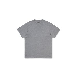 Carhartt WIP S/S Script Embroidery T-Shirt Grey Heather