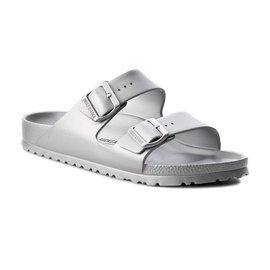 Birkenstock Arizona EVA Metallic Silver Narrow Fit