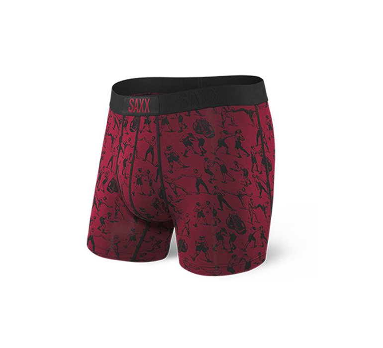 Saxx Vibe Boxer Brief Knockout Red
