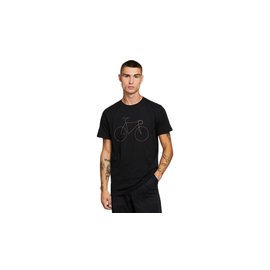 Dedicated T-shirt Stockholm Rainbow Bicycle Black